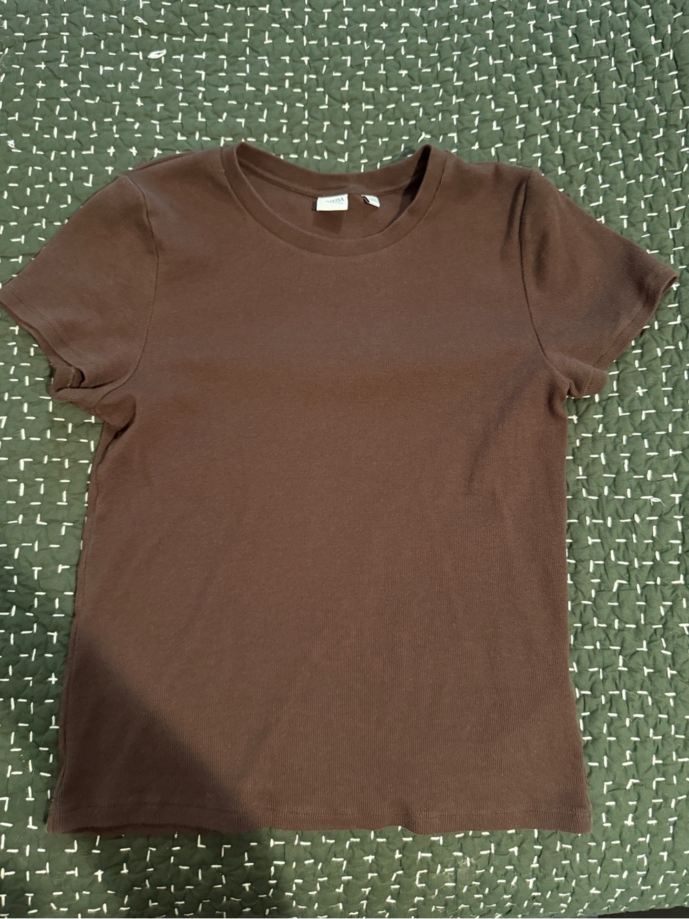 NWOT Aritzia Brown T Shirt